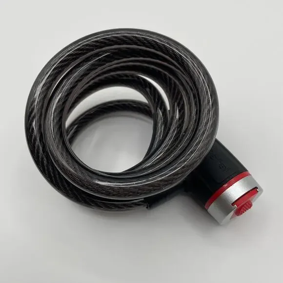 Zefal 5’ Black Bicycle Cable Lock with 2 Keys Bike Scooter Car - Picture 3 of 6